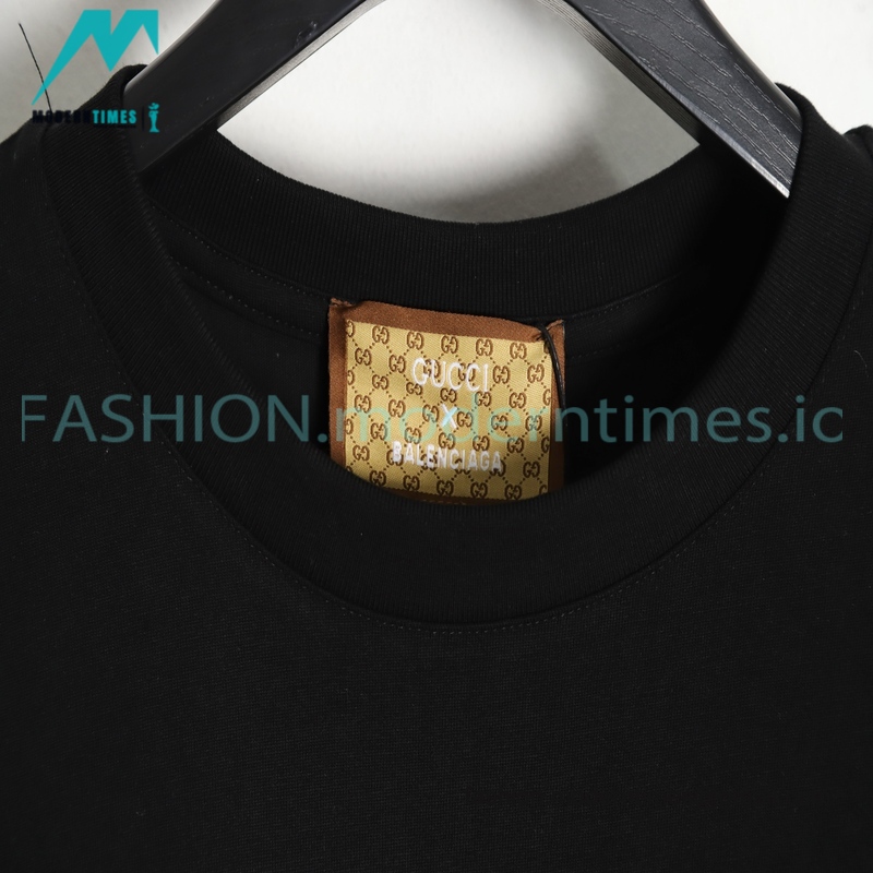 Gucci - Balenciaga Double G-B Print Short Sleeve T-shirt Gucci - Balenciaga Double G-B Print Short Sleeve T-shirt